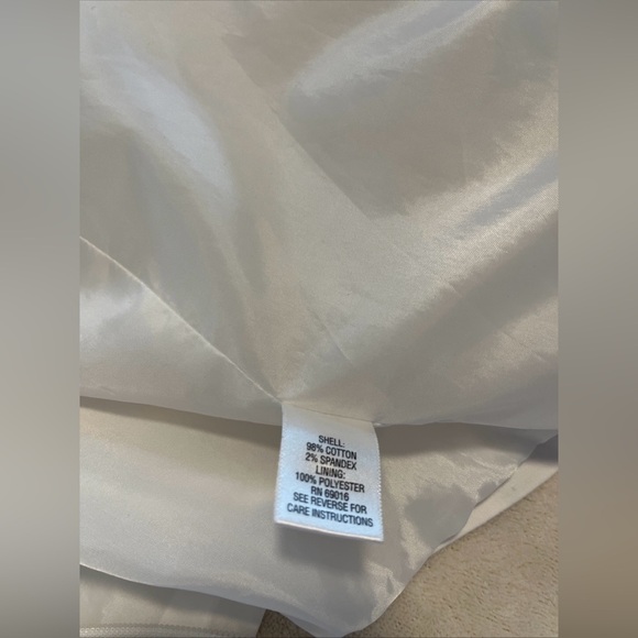 White cotton blend women’s size small light jacket - Picture 2 of 8